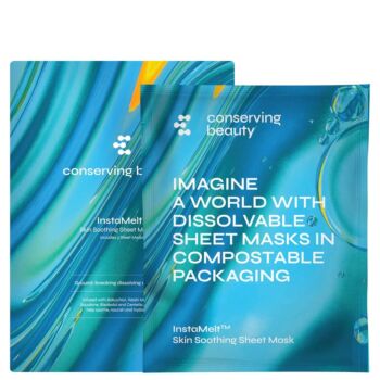 CONSERVING BEAUTY Instamelt Skin Soothing Sheet Mask, Single Mask