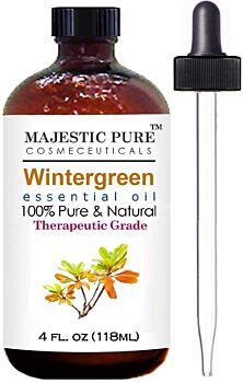MAJESTIC PURE Wintergreen Essential Oil, 118ml