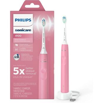 PHILIPS Sonicare 4100 Power Toothbrush, Pink