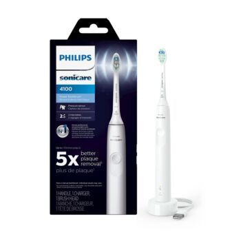 PHILIPS Sonicare 4100 Power Toothbrush, White
