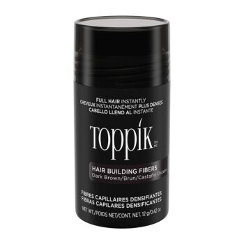 TOPPIK Hair Building Fibers, Dark Brown, 12 g