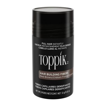 TOPPIK Hair Building Fibers, Medium Brown, 12 g