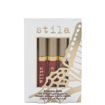 STILA Stay All Day Liquid Lipstick Set, Kiss Me Stila, 3 x 0.05 fl oz/ 1.5ml