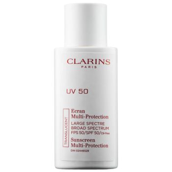 CLARINS Sunscreen Multi-Protection Broad Spectrum SPF 50- Non Tinted, 50ml